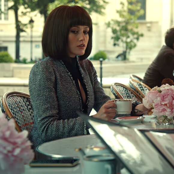 Rebecca Taylor Lurex Tweed Peplum Knit Blazer Jacket ASO Clary Fray - Picture 13 of 15